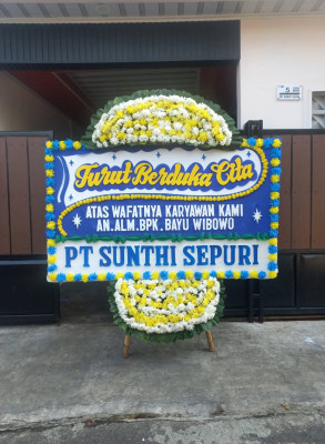 Papan Bunga Duka di Lhoksukon